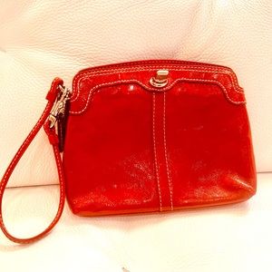 Coach corner zip wristlet